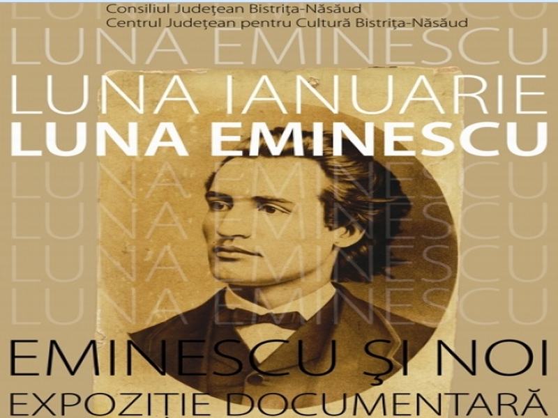 În ianuarie, județul Bistrița-Năsăud va fi luminat de steaua lui Eminescu
