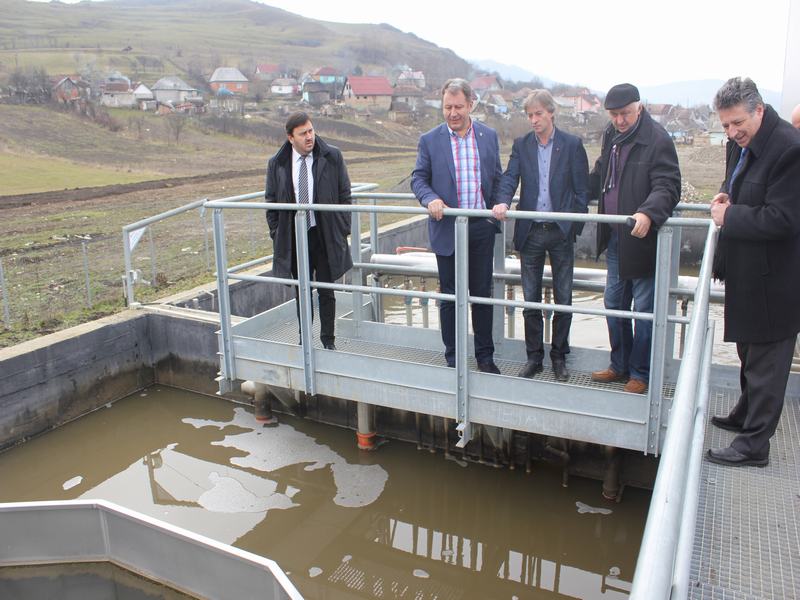 LECHINȚA: Radu Moldovan a fost prezent la recepția stațiilor de pompare și epurare