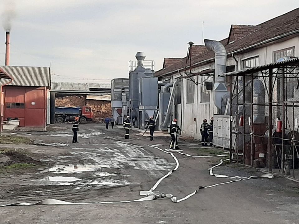 Exercițiu desfășurat de ISU Sălaj în Crișeni