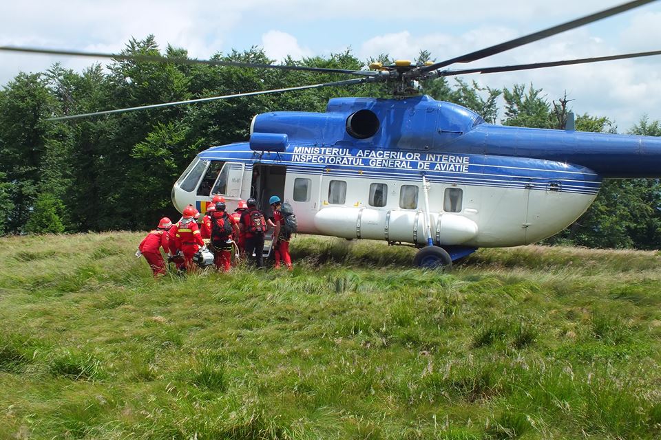 Exercițiu desfășurat de ISU Sălaj în pădurea din apropierea localităţii Dobrin