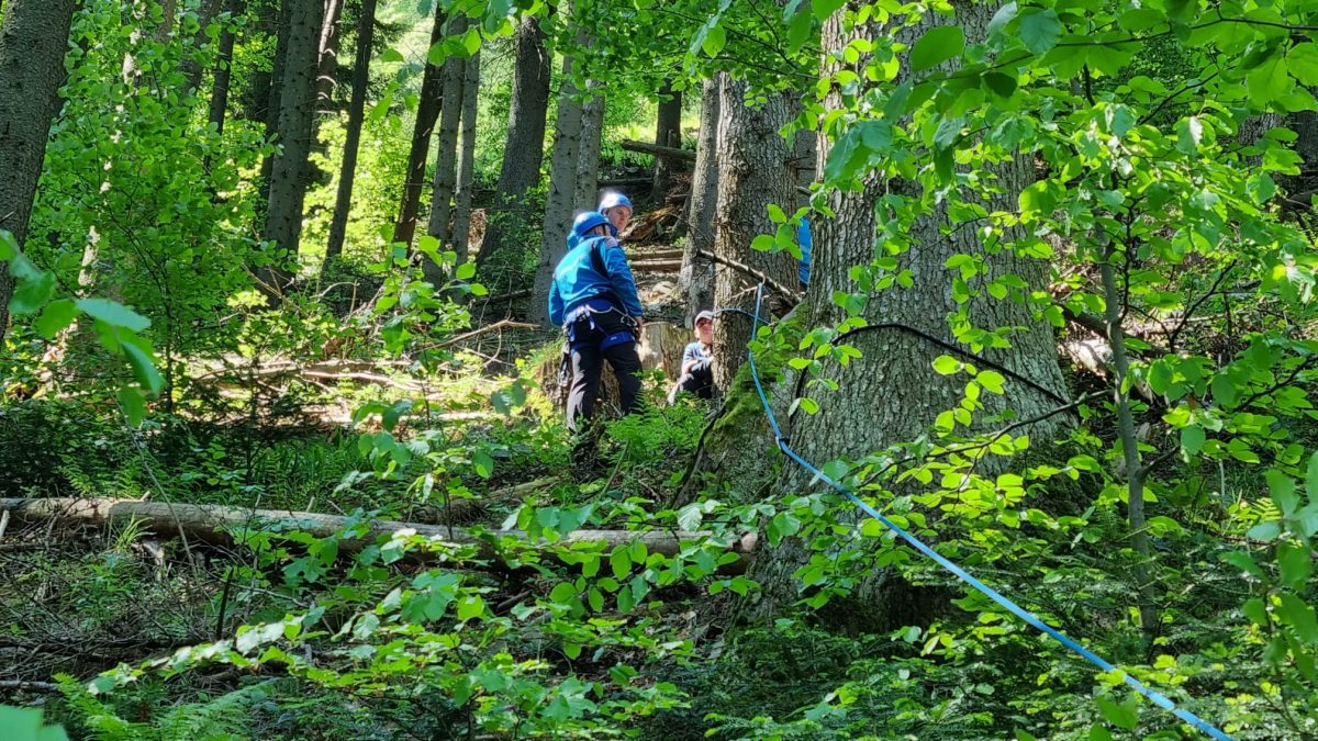 Exercițiu tactic de pregătire executat de către jandarmii montani din Piatra-Fântânele și Colibița