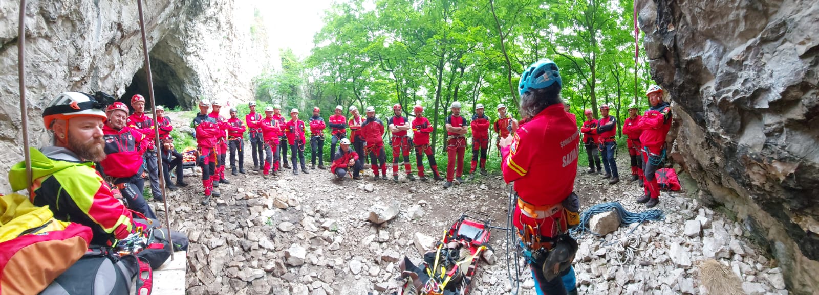 Exercițiu Salvamont în Cheile Turzii