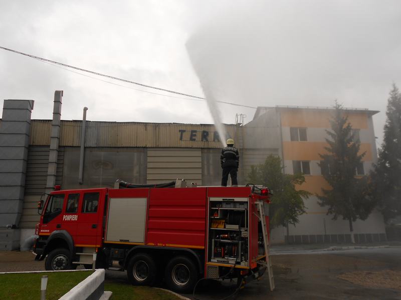 Exercițiu tactic al pompierilor bistrițeni (Galerie FOTO)