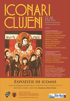 Cluj Napoca: Expoziţie de icoane la Biblioteca Judeţeană „Octavian Goga”