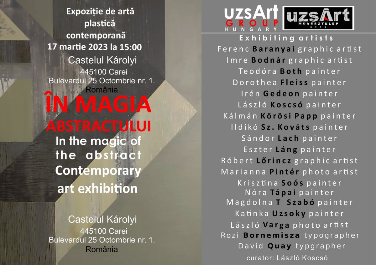 Expoziție de artă plastică la castelul din Carei