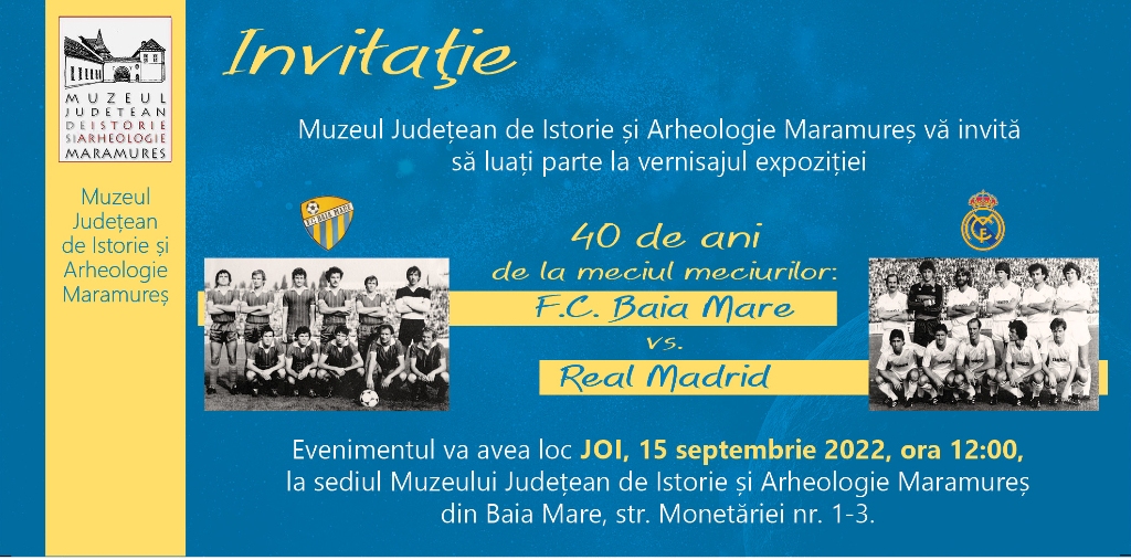 „40 de ani de la meciul meciurilor: F.C. Baia Mare vs. Real Madrid”