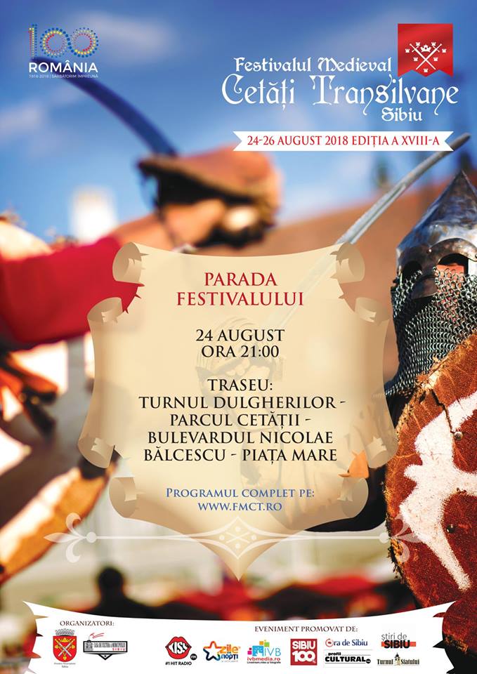 Festivalului Medieval „Cetăți Transilvane” se desfășoară în Sibiu