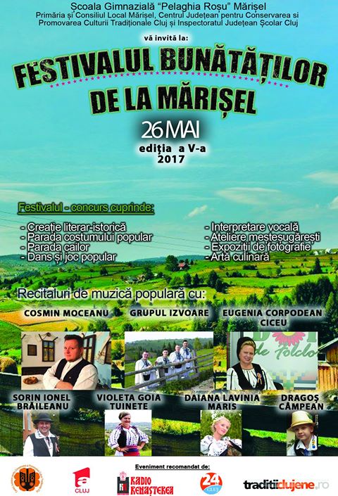 Festivalul Bunătăților Tradiționale de la Mărișel (vineri, 26 mai)