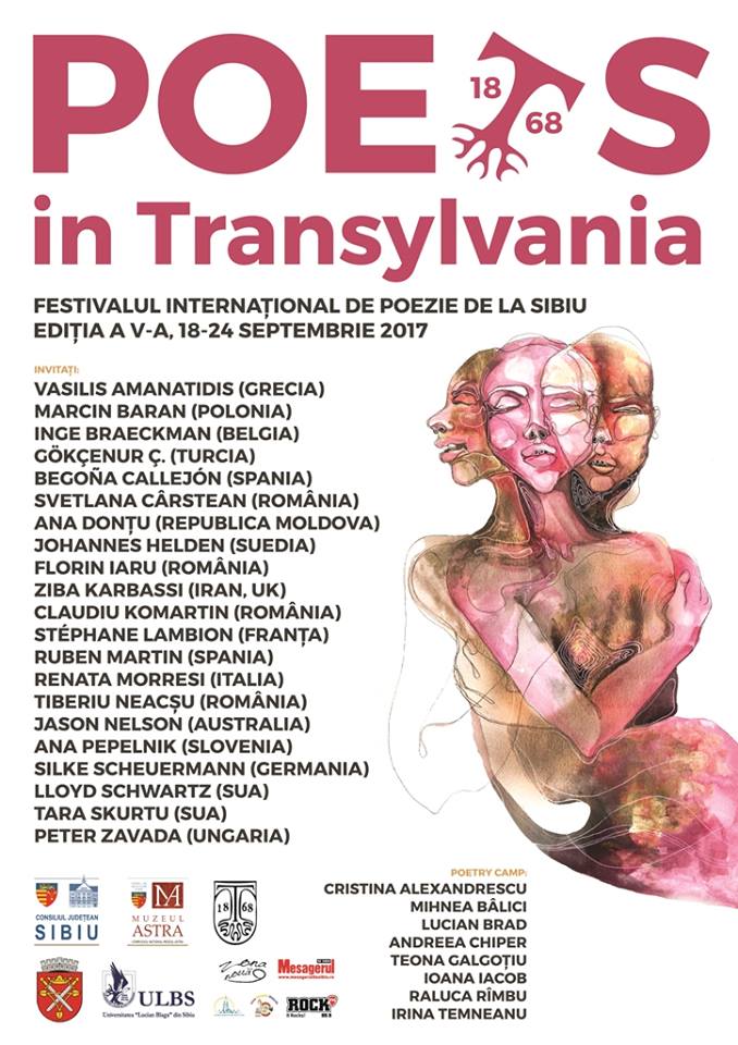 Festivalul Internațional de Poezie de la Sibiu va avea loc în perioada 18-24 septembrie