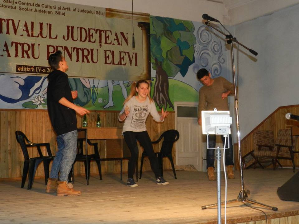 Câștigătorii celei de-a patra ediții a Festivalului Județean de Teatru pentru Elevi desfășurat în Zalău
