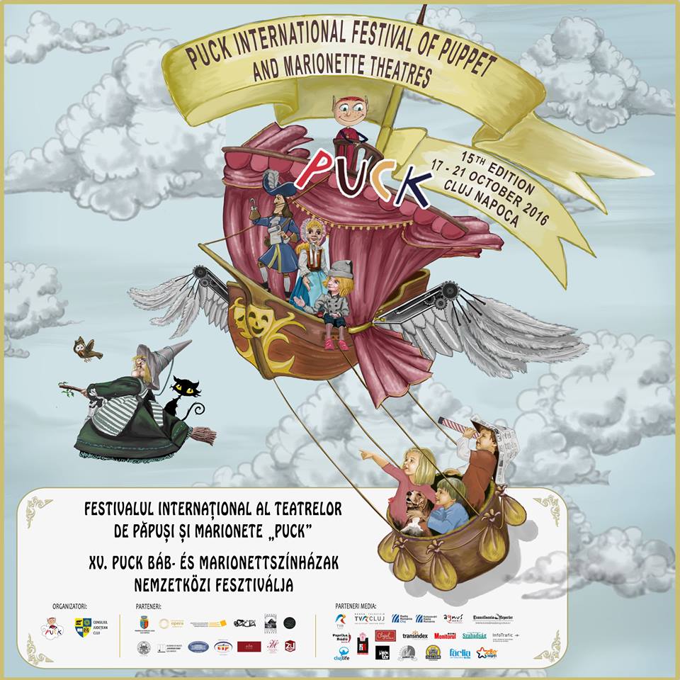 Cluj Napoca: Festivalul Internațional al Teatrelor de Păpuși și Marionete „Puck” (17-21 octombrie)