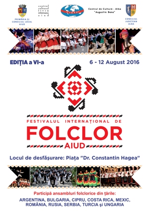 Vezi programul ediției a VI-a a Festivalului Internațional de Folclor (Aiud, 6-12 august)