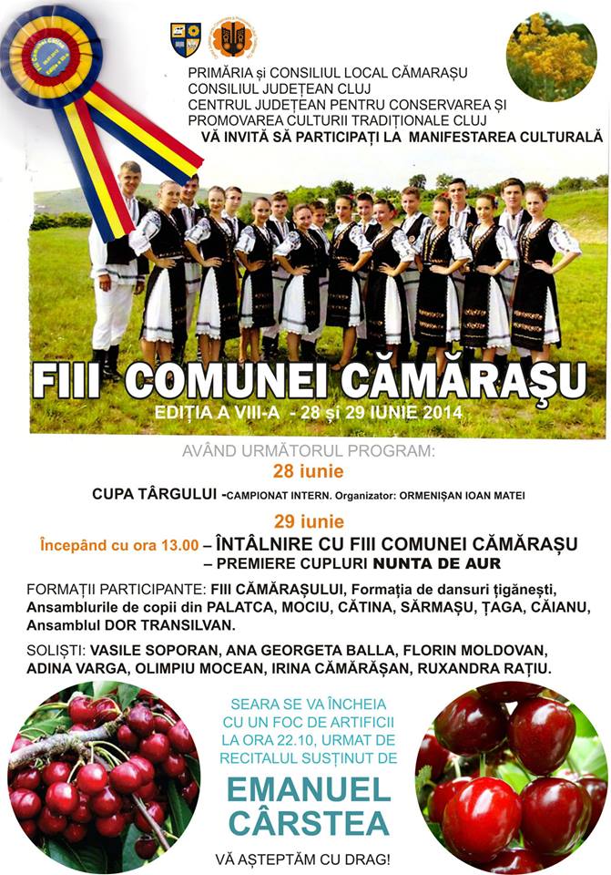 Fiii comunelor Sînpaul, Jucu, Cămăraşu, Măguri-Răcătău