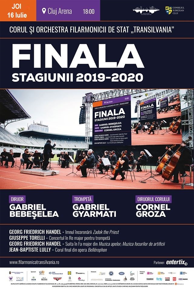 Finala stagiunii 2019/2020 a Filarmonicii ,,Transilvania” se va ,,juca” pe Cluj Arena