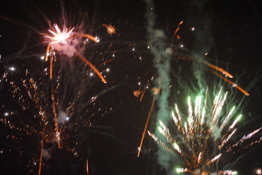 Turda: Foc de artificii la intrarea în Noul An