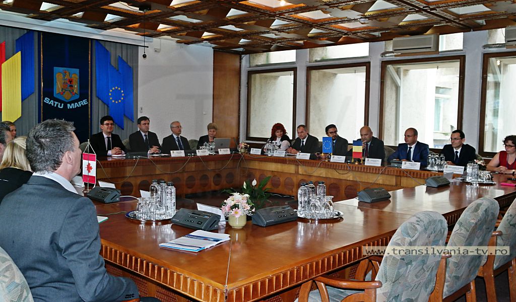 Delegaţii oficiale din Canada, în vizită la Satu Mare