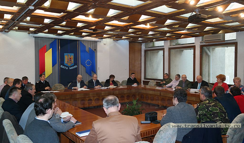 Ședința extraordinară a Comitetului Județean pentru Situații de Urgență Satu Mare