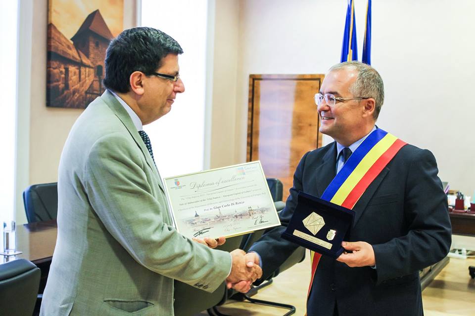 Prof. dr. Gian Carlo di Renzo, ambasador pentru Cluj-Napoca