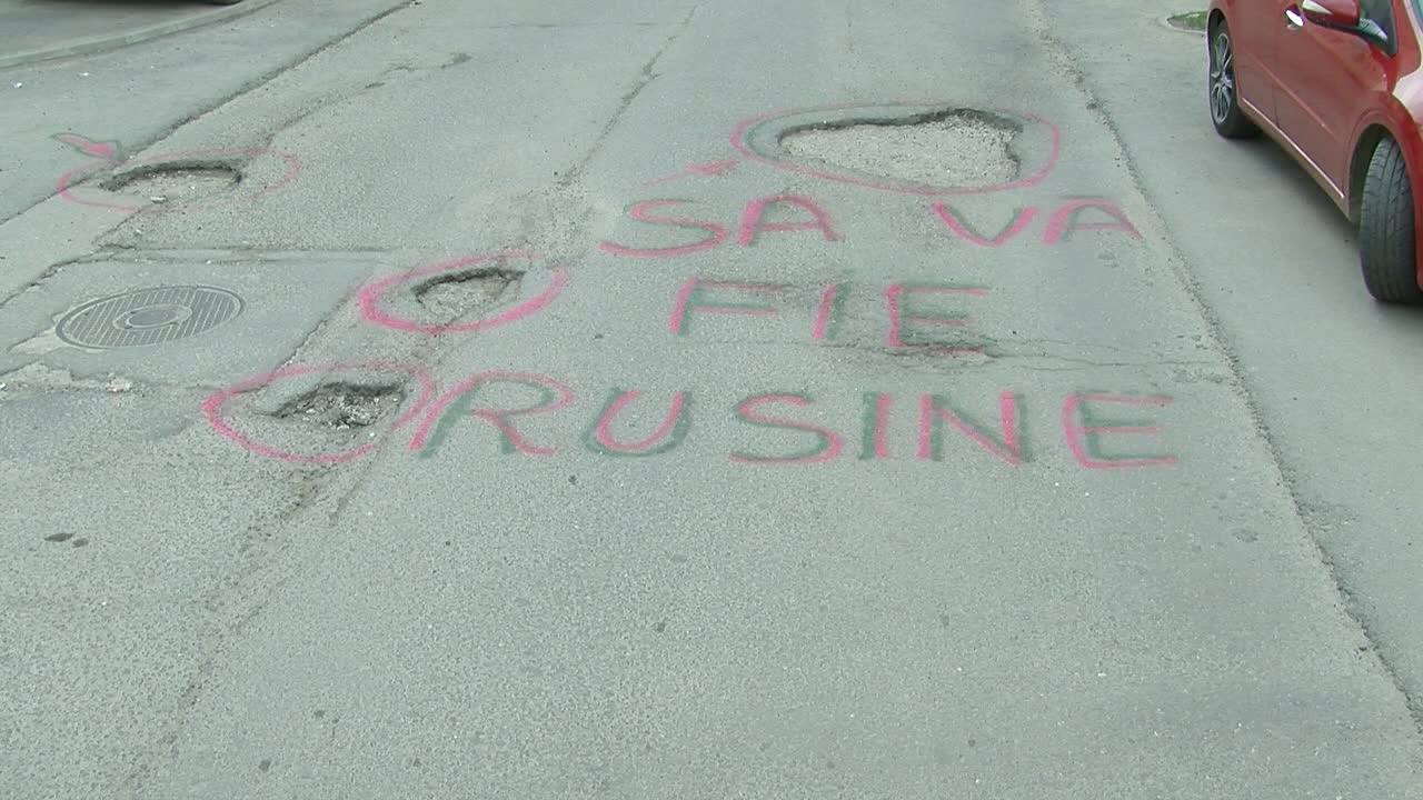 Gropi, gropi, gropi…pe DN1, intre Sebes si Alba Iulia!