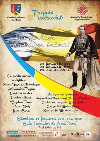 „Hai să dăm mână cu mână!”, spectacol prezentat de Ansamblul Profesionist „Drăgan Muntean” Hunedoara-Deva