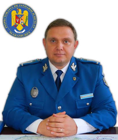 Maior Haiduc Mihai Dan – prim adjunct al inspectorului şef la Inspectoratul de Jandarmi Judeţean Maramureş