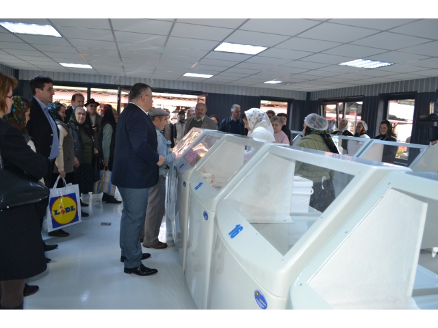Hală de lactate la standarde europene în piața agroalimentară din Sighet