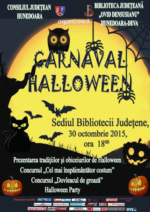 Deva: Carnavalul Halloween la Biblioteca Județeană „Ovid Densușianu”