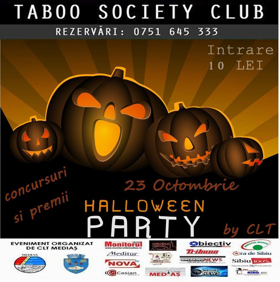 Consiliul Local al Tinerilor din Mediaș organizează „Halloween Party”