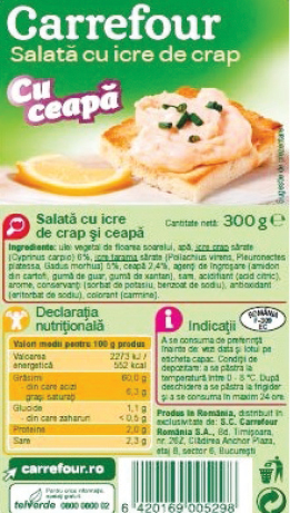 Icre cu ceapa contaminate cu bacteria Listeria, la Carrefour!