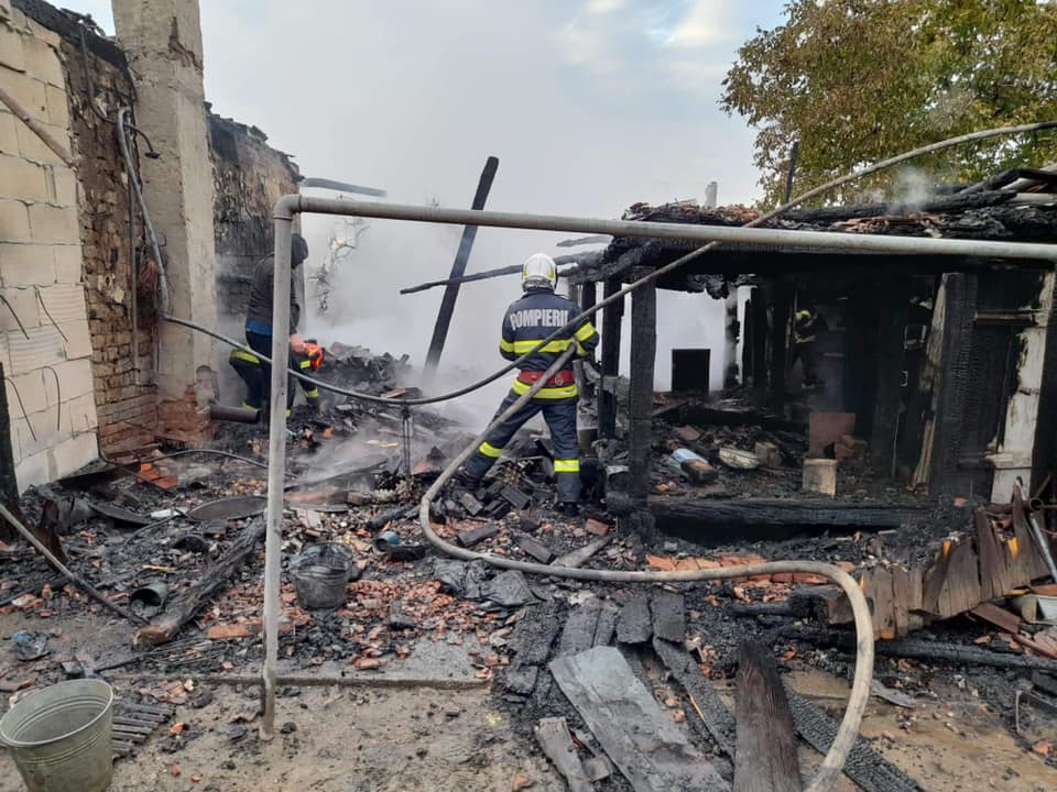 Incendiu în Berveni