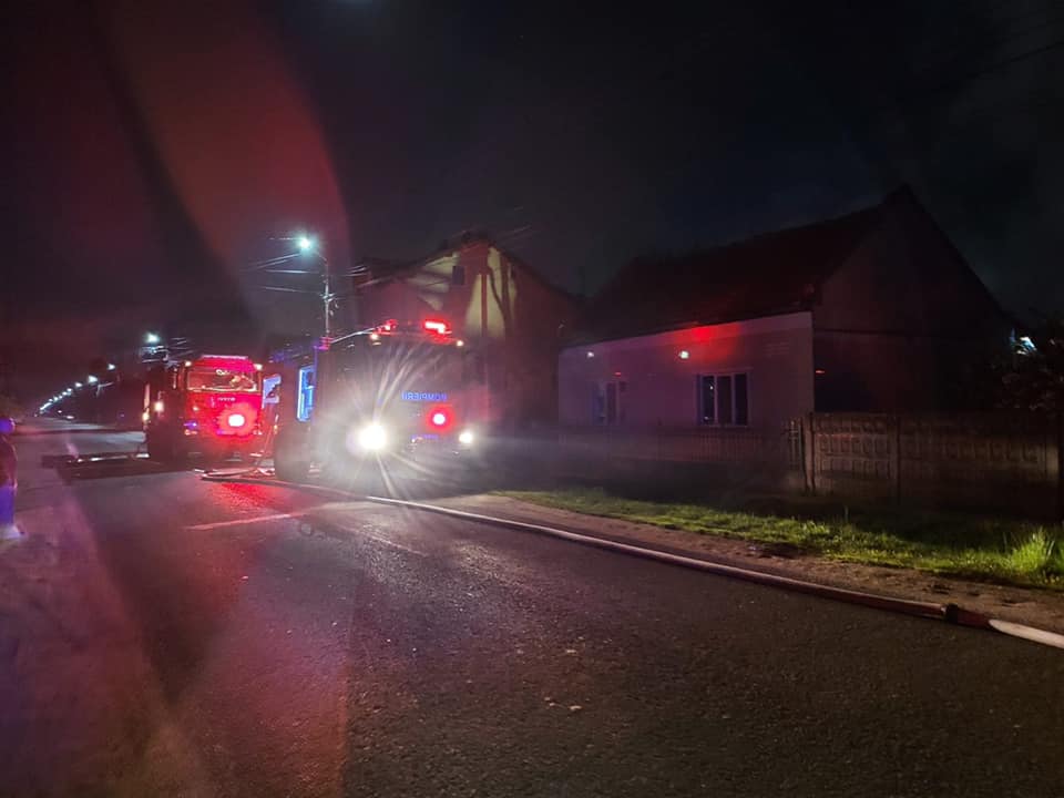 Incendiu în Lazuri
