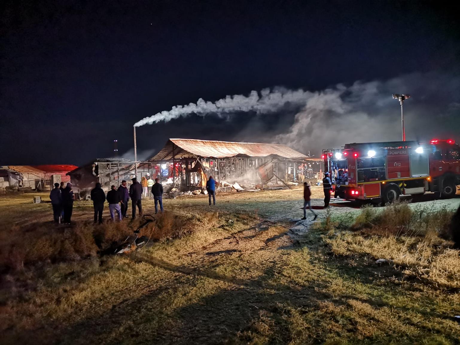 Locuință mistuită de flăcări în Sântandrei
