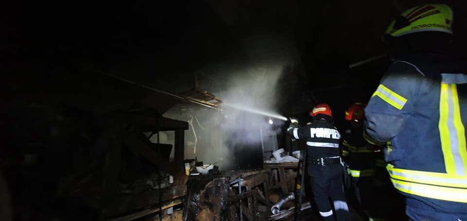 Incendiu la o afumătorie din Satu Mare