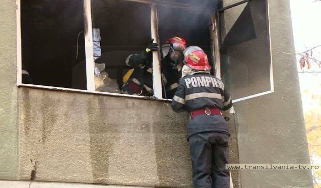 Incendiu la un apartament din Satu Mare