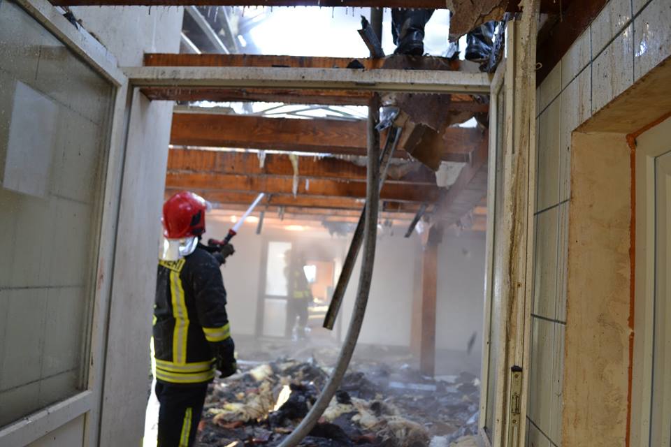 Incendii produse azi în Sibiu și Apoldu de Sus