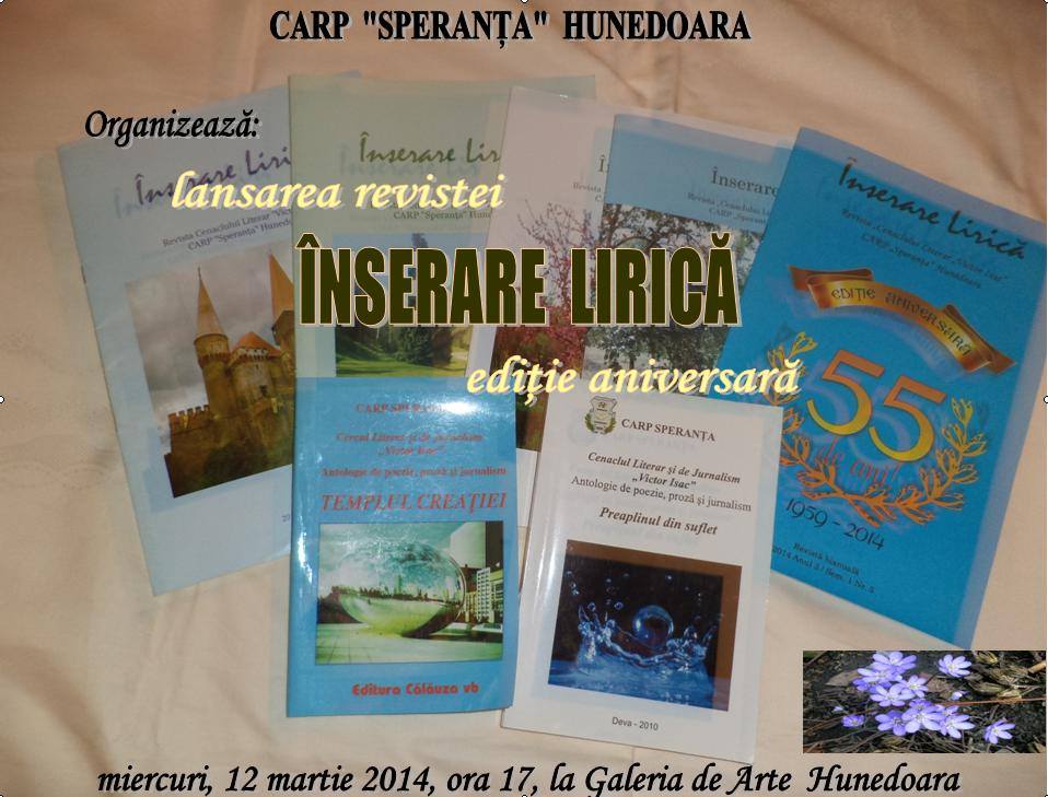 Lansare de revistă cu ocazia aniversării Casei de Ajutor Reciproc a Pensionarilor din Hunedoara