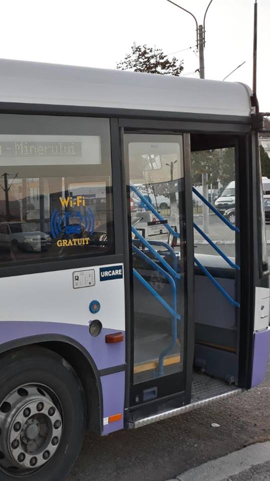Internet gratuit pe mijloacele de transport în comun din Deva