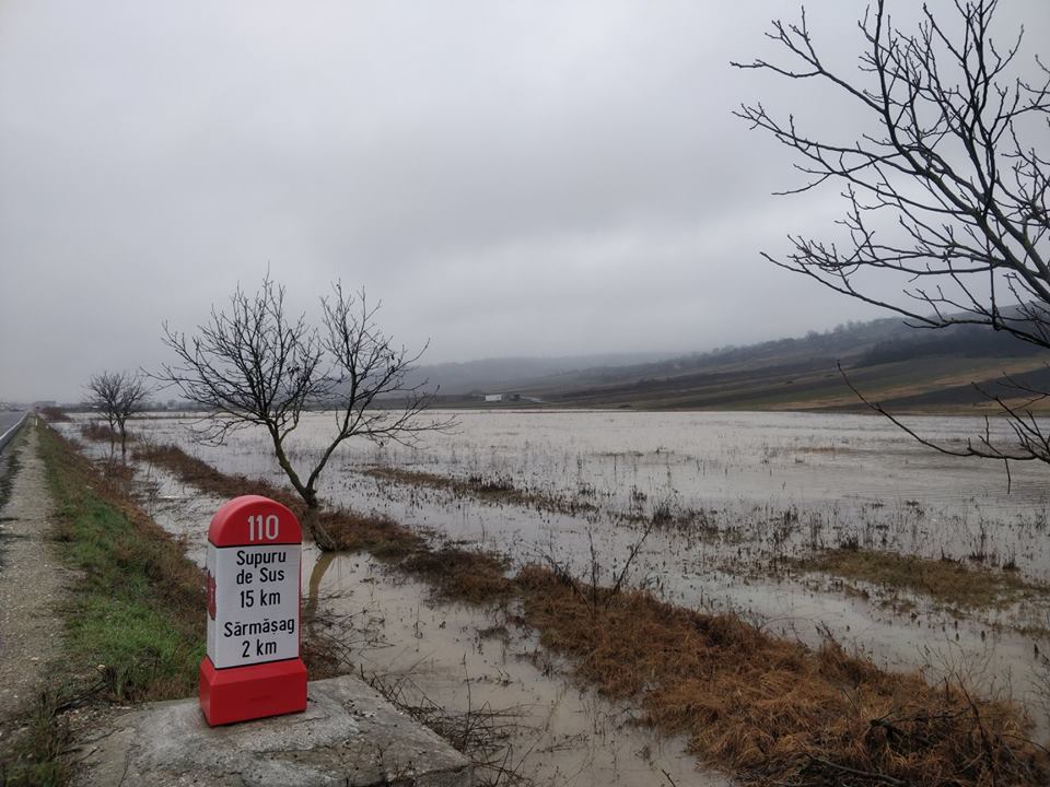 Nouă localități din Sălaj afectate de ploile torențiale căzute în weekend