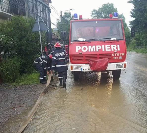 40 de apeluri la 112 în urma ploii torențiale care a căzut ieri în Baia Mare și împrejurimi