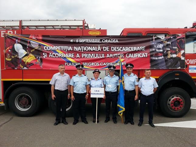 ISU Maramureș, locul IV la competiția națională de descarcerare și acordare a primului ajutor calificat