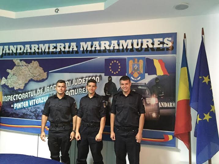 Elevi în stagiu de practică la Jandarmeria Maramureş