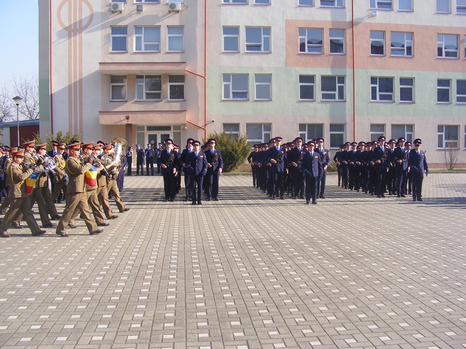 Depunerea jurământului militar la Şcoala de Poliţie Cluj