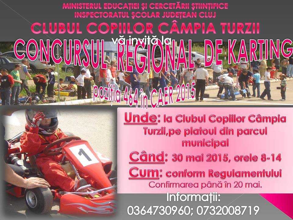 Concurs de karting la Câmpia Turzii
