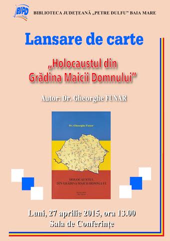 Agenda săptămânii 27 aprilie–1 mai la Biblioteca Județeană Baia Mare