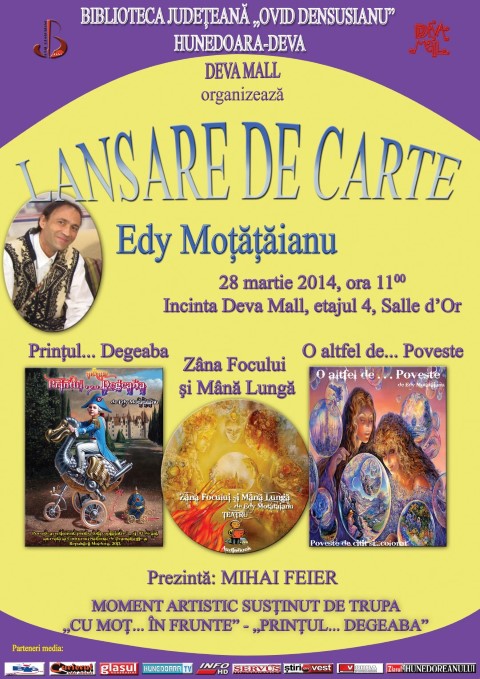 Deva: Triplă lansare de creații teatrale destinate copiilor (autor Edy Moțățăianu)
