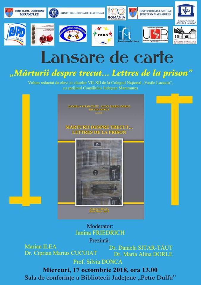 Elevii de la CN „Vasile Lucaciu” Baia Mare lansează o carte