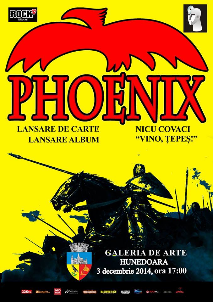 Hunedoara: Lansare de carte și album Nicu Covaci (Phoenix)