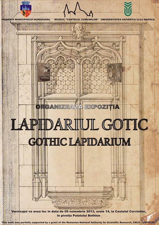 Expoziţia „Lapidariul Gotic”, va fi vernisată la Castelul Corvinilor