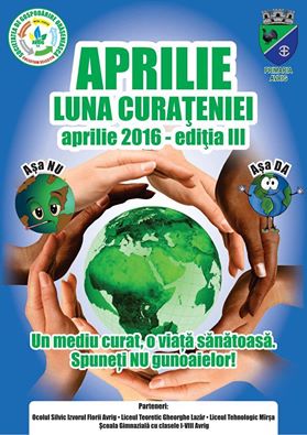 Aprilie, luna curățeniei în Avrig