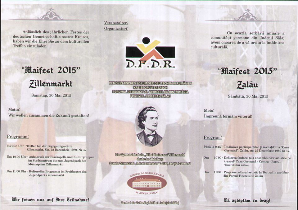 Vezi programul Maifest 2015 (Zalău, 30 mai)